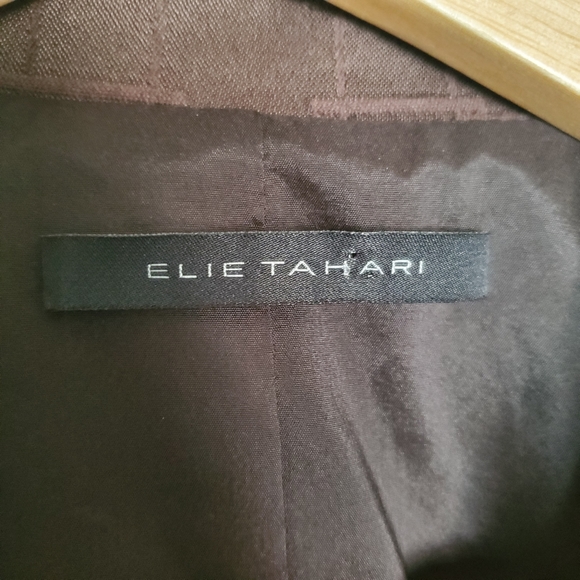 Elie Tahari Square Stitch Blazer Size 10 - Picture 8 of 10